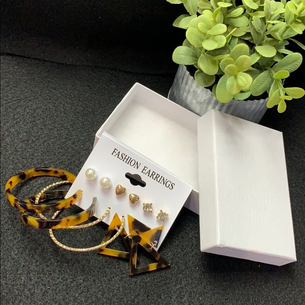 Fashion Earrings Set with Gift Box